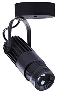 Iluminación de riel LED de 15 W, Foco Regulable con Zoom, luz de atmósfera de Escenario Bar KTV, Aluminio, Negro (Color : Ceiling, Size : 4000K)