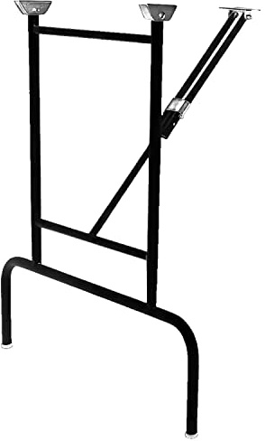 PEGANE Lot de 2 Pieds de Table pliants à Visser, Coloris Noir - 77,9 x 40,9 x 64 cm