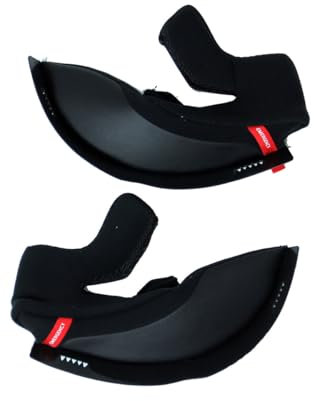 6D ATS-1R Helm-Wangenpolster für Helmgrößen XS-MD, schwarz, 50mm