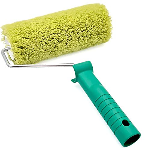 Ynkus - Pintar Paredes Rugosas, Gotelé, Fachadas y Muros | Rodillo Poliamida Hilo Verde (22cm)