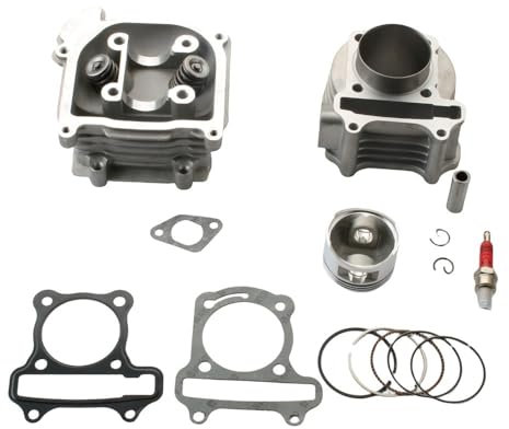52 mm 105 cc Big Bore Racing Zylindersatz und Kopfbaugruppe for K-ymco Agility 50 Filly Like People S Super 8 Vitality VP 50 cc 4T
