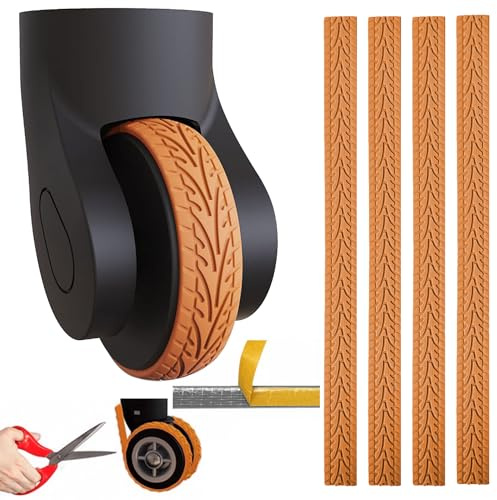 4 Pezzi Copricerchi per bagagli, Bagaglio Viaggio Copriruota, Ruote Per Bagagli Copertura Silicone, Antiscivolo con Cancellazione del Rumore, per Applicabile per Ruote Girevoli, Ruota per Valigia