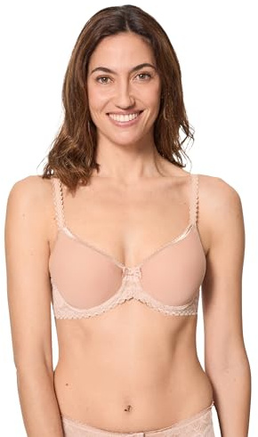 Playtex Soutien-Gorge Spacer à Armatures en Microfibre Respirante Femme x1, Chair, 95B