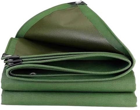 Große, wasserdichte Plane mit Ösen, strapazierfähige Planenabdeckung, kleine Planenabdeckung für Outdoor/Camping/Garten/Hühnerstall/Zwinger – Unterstützung nach Maß(1x2m)