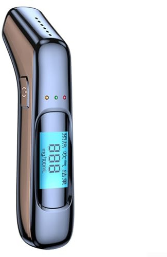 Eawfgtuw Tester Alcol Portatile Digitale LED Ricaricabile, Etilometro Professionale con Sensore ad Alta Sensibilità, Range 0-1.9g/l - 300 Test con Una Carica