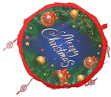Toyvian Piñata De Árbol De Navidad Para Fiesta Juguete Relleno De Azúcar Para Celebraciones Navideñas Casa o Escuela