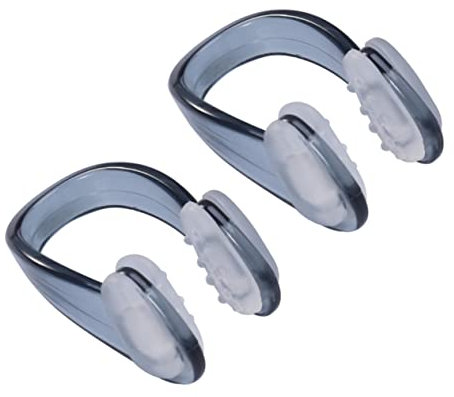 Homoyoyo 2 Pz Molletta per Naso Antiscivolo - Tappi per Naso da Nuoto per Adulti e - Clip Nasale per Protezione e Comfort in Acqua Accessori Nuoto Essenziali