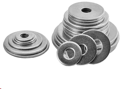 rondelle, Rondelle piatte grandi in acciaio inossidabile M18 M20, rondelle piane con guarnizione in metallo for bulloni e viti(M20*44 * 2 30pcs)