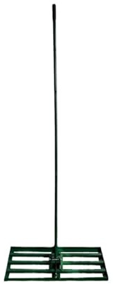 NJIEzhao Rastrillo nivelador de césped 75 cm, Resistente, Ahorra Esfuerzo, Herramienta niveladora for jardín, Campo Golf, Dispositivo fácil Usar Rastrillo nivelador de césped(Green)