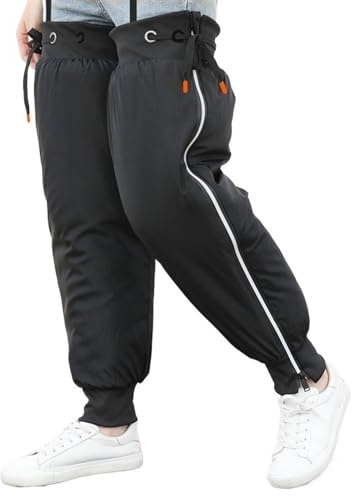 BANGHA Scaldamuscoli per Moto Termico Ginocchiere calde Uso apto para moto invernali più scaldamuscoli impermeabili con cerniera antivento para uomini e donne da ciclismo(70cm)