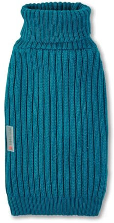 Wolters Strickpullover Ribsty | Hundepullover für kühle Tage | Farbe Petrol - Gr. 40 (Rückenlänge 38-40 cm)