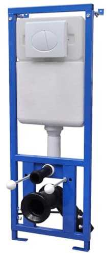 Nqyjm Cassetta di risciacquo da incasso, 11 l, 41 x 14 x (110-125) cm, di fiori, piante, frutta, verdura