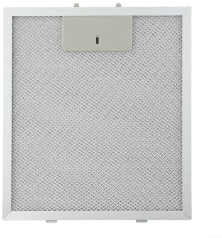 Metallischer Fettfilter für Dunstabzugshaube 230x260 mm, 5-lagiger Alu-Gitter-Ersatzfilter aus Edelstahl, kompatibel mit den meisten Marken-Kochfeldabzügen