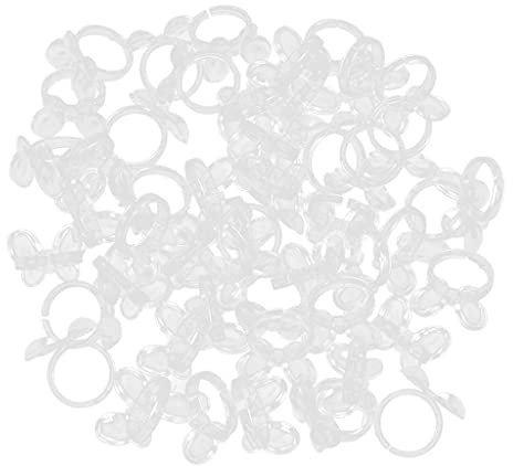 B Blesiya 100pcs Display de Couleur de Vernis à Ongles Carte de Couleur Forme Papillon Durable Réutilisable Accessoire de Nail Art - Clair