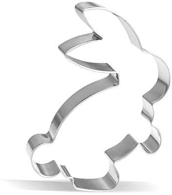 4.1 inch Bunny Rabbit Cookie Cutter - Stainless Steel