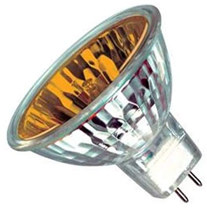 Halogen Spot 20w 12v GU4 Casell Lighting 35mm 10° Amber Light Bulb