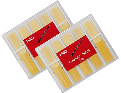 Clarinet Reeds 2.5 Strength HiBD Clarinet Reeds 20pcs