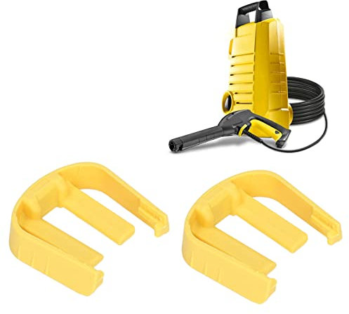 Atyhao 2 Pezzi Rondella per Auto Clip a C, Connettore Rapido per Idropulitrice con Fibbia Parte di Ricambio per Idropulitrice K2 K3 K7 (Giallo)