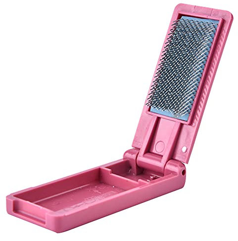 Spazzola per Scarpe da Ballo, Spazzola Portatile per Scarpe da Ballo da Sala Spazzola per Pulizia Scarpe per Ballo Latino Salsa Tangos(Rosa)