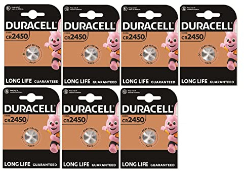 7 x Duracell Cr 2450 Lithium (7 ampoules de 1 batterie) 7 piles
