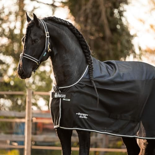 Bucas Fliegendecke Therapy Mesh Cooler Limited Edition Schwarz 135 cm - 135 cm