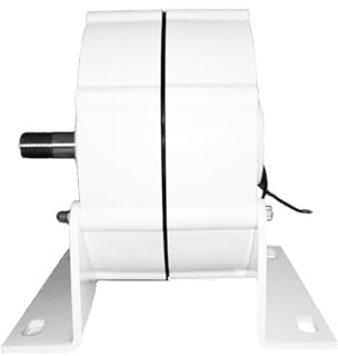 Turbinas de viento, nerador eléctrico de 5KW for molino de viento, dínamo, turbina de agua, nerador de imán permanente sin engranajes, 5000W, 12V, 24V, 48V ( Color : With Base , Size : SINGLE SHAFT_24