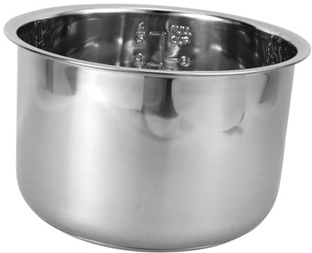 SHOWERORO Cuve Interne De Remplacement pour Cuiseur à Riz Fabriqué Acier Inoxydable Accessoire De Cuisine pour Cuisson Multi-usages