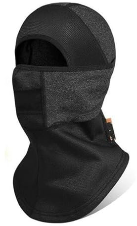 Winddicht Warm Sturmmaske Winddicht Halswärmer Wi Motorrad Halten Maske Winter Sport Radfahren Fahrrad Volle Gesicht Maske Hals Wärmer Männer Frauen Schal Ski Fahrrad Motorrad Fleece Kappe(Gray)