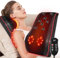 Aolso Masajeador Cervical y Espalda, con Calor y Vibración, Almohada Masajeadora Eléctrica de Amasado 3D para Cuello Espalda Pierna, Puede Aliviar el Dolor Muscular, Regalos Ideal para Mamá y Papá