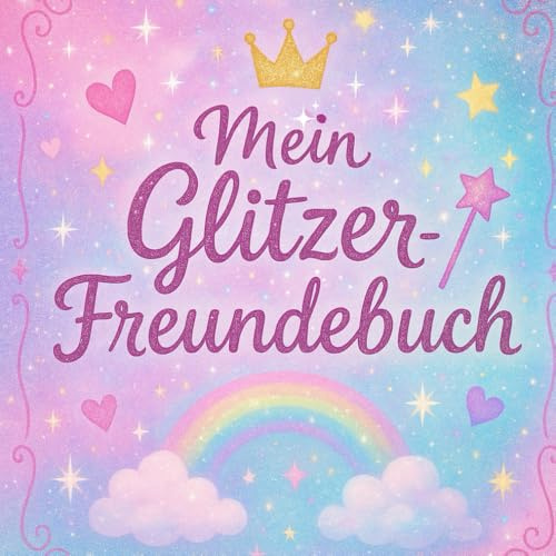 Mein Glitzer-Freundebuch: Das Freundebuch für strahlende Freundschaften und glitzernde Träume