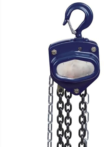Polipasto de cadena de palanca de elevación resistente de 5 toneladas con sistema de frenos, ideal para operaciones de elevación de taller y transporte, herramienta duradera y fiable para cargas