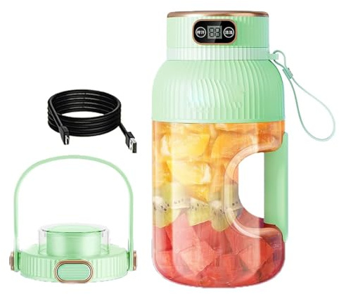 Coppa Spremitura Portatile Multifunzionale Aggiornata Con Display Digitale Frullatore Spremitori Portatili Capacità Per Frullatore Frutta Elettrica Da Cucina