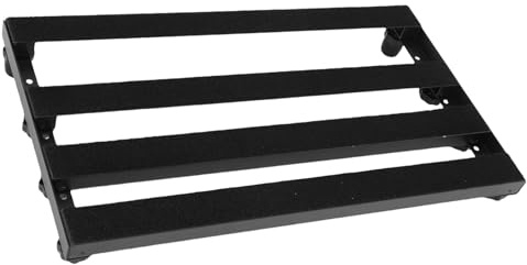 Pongnas Guitar Pedal Board Aluminiumlegierung Robuster Effekt Pedalboard für Bandkonzert