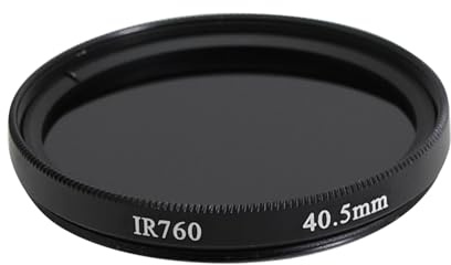 43mm Infrared Filter IR950/IR850/IR760/IR720/IR680 Infra-red Filter with HD Optical Glass Waterproof/Scratch Fun Artistic Photography 40.5/43/46/49/52/55/58/62/67/72/77/82/86mm Lens Filter(43mm,IR850)