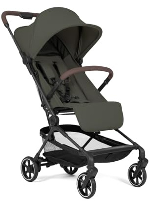 hauck Ultraleichter Carbon Reisebuggy, Handgepäck, Lite N Care Dark Olive | German Design Award 2026, einhändig klappbar mit Tragegurt, UV-Schutz 50+ XL Netzfenster, Liegeposition ab Geburt bis 22 kg