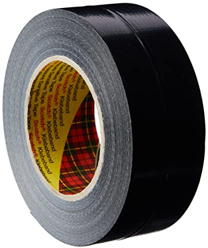 3M 2904 Nastro, Telato Universale Conformabile, 1 Pezzo, Nero, 48 mm x 50 m