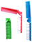 Fontee® 3 piezas pequeño plegable cepillo de pelo, cepillo de pelo viajes, cepillo para la cabeza de masaje y peine de dientes finos, bolsillo para niños y adultos, 3 colores