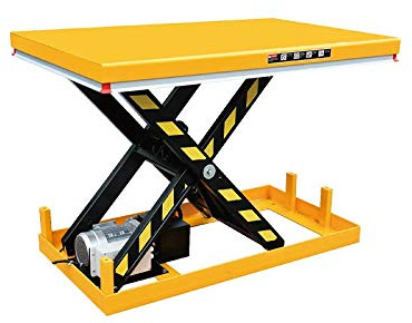 Mesa Elevadora de Tijera Eléctrica de 1000kg de capacidad y 990mm de elevación, dimensiones 1300x820mm - TYMBIA