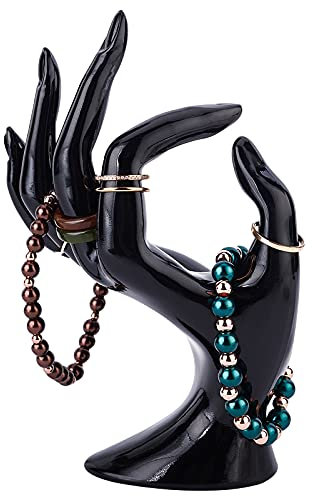 PH PandaHall Armband Ausstellungsständer, OK Form Handschmuckständer Ringe Ausstellungsstand Schmuckständer Uhrenständer Unterstützung Ehering Schmuckvitrine Display für Ringe Armbänder Ketten