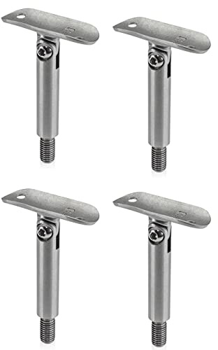 Handlaufstütze Handlaufträger Geländerhalterung Edelstahl Handlaufstütze für Pfosten Ø42,4mm x 4 Stück