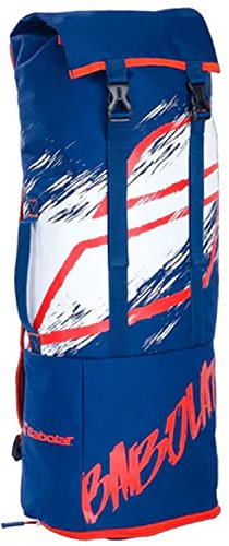 Babolat Backrack 2 Badmintontasche, Blau/Weiß/Rot, Taille unique