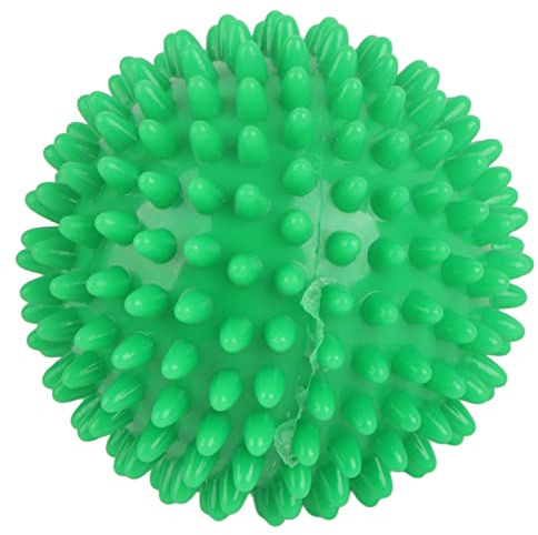 PVC Spiky Hard Massage Ball,Sport Hand Fußschmerz Fasziitis-Heilmittel zur Linderung von Muskelkater und Verbesserung der Durchblutung(grün), Stacheliger Massageball PVC harter Fußmassageball Mu
