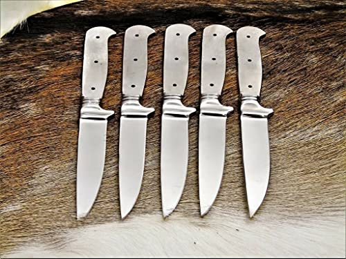 MAQSON Klinge Nicker 440A SET-5 stück Messerbau Rohling 10 cm Bayerischer Nicker 770EA