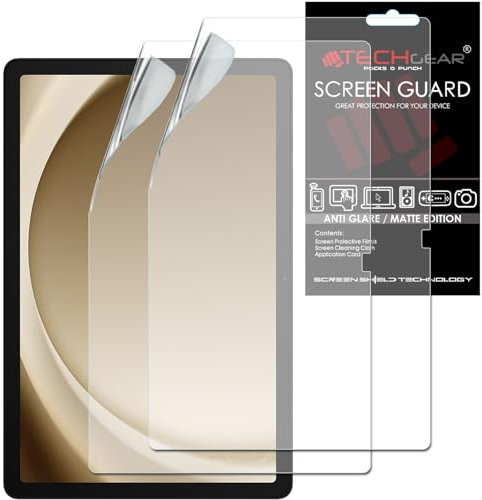TECHGEAR Confezione da 2 pellicole protettive antiriflesso per Galaxy Tab A9 Plus da 11 pollici (SM-X210 / SM-X215), protezione schermo opaca progettata per Samsung Galaxy Tab A9 Plus 11 2023