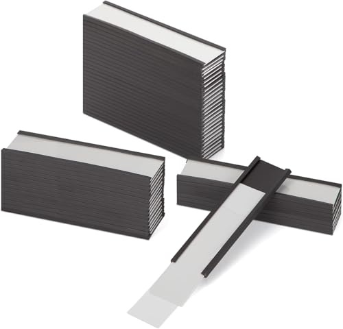 LLPT Etiquetas Magnéticas 50pcs 25MM x 100MM Soportes Magnéticos