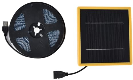 Ensemble de Bandes Lumineuses pour Culture de Plantes, Lampe de Culture Solaire LED, USB, pour Serre, Aquarium, Hydroponique, Succulente (2M)