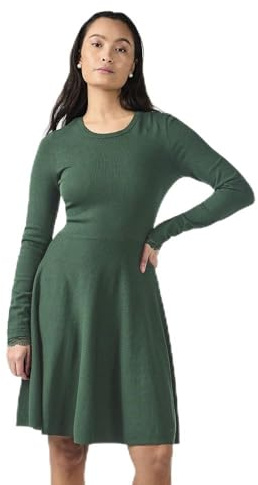 YASBECCO LS stickad klänning S. NOOS, Sycamore, L