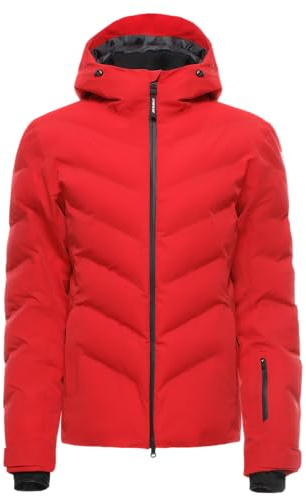 Dainese Men's Etesia Aerosense-Dry Jacket Skijacke mit Wattierung, wasserdicht und atmungsaktiv, Rot, M