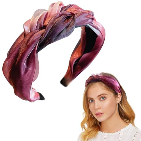 ZEPIQOR Bandeaux colorés - Antidérapants Tendance Nœud large