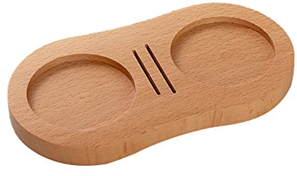 Kaffeefilterhalter aus Holz, für Espresso, rutschfest, Ständer